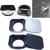 Square Lens Hood for Sony Fujifilm Olympus Mirrorless Camera Lenses DV Camcorders 37 39 40.5 43 46 49 52 55 58 mm