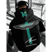 AliExpress NONE Fashion Print Hooded Sweatshirt Racing Cycling Suit Spring Autumn Casual Coat For Aston Martin DB S 11 X 9 Virage Rapide One-77