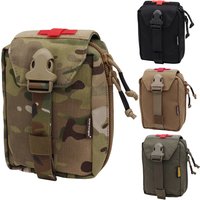 Emersongear Tactical MOLLE First Aid Kit Pouch Medical Carrier EMT IFAK Survival Bag W/ Zipper Multicam Molle Tool Pouch