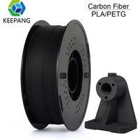 KEEPANG PA-nlyon Filament d'imprimante 3D en Fiber de carbone 1KG 1.75mm PLA PETG Fiber de carbone PLA-CF matériau d'imprimante 3D haute résistance
