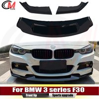 For BMW 3 Series F30 2013-2019 M Sport Version Car Rear Bumper Diffuser ABS Rear Lip Spoiler Splitter Body Kit