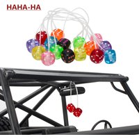 Plastic Scale Fuzzy Dice Multicolor Hanging Accessories for 1/10 RC Rock Crawler TRX4 TRX6 SCX10 III CJ-7 90046 Wraith Upgrade