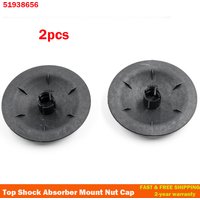 1Pair Front Shock Absorber Top Suspension Strut Mount Nut Cover Caps 51938656 For Ford KA Fiat 500 2008-2016