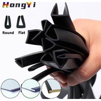 1M Rubber Edge Strip U Type Channel Rubber Seal Strip Metal Sharp Edge Protector, Glass Table Edging Door Edge Guard Seal Strip