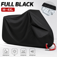 AliExpress NONE Waterproof Motorcycle Cover Scooter Bike All-Weather Outdoor Protection Secure Anti-Theft Universal Uv Protector Rain Dustproof