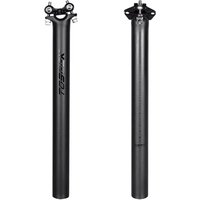 AliExpress TOSEEK ZF ONE Bicycle Seatpost Carbon Seat Post Mountain/Road Bike Seat Tube Offset 0mm 27.2/30.8/31.6mm Matte Black Gray Silver