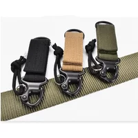 Outdoor Belt Clip Camping Accessories Quickdraw Carabiner Webbing Backpack Strap Water Bottle Hanger Molle Holder Hooks