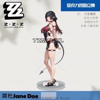 Zenless Zone Zero Jane Doe Cosplay Anime Figure Acrylic Stand Model Plate Desk Decor Standing Sign Fans Gift