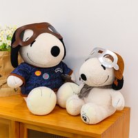 Hot Cute Snoopys Plush Toy Kawaii Pilot Repairman Snoopys Sofa Pillow Ins Korean Student Toy Cartoon Anime Friend Birthday Gift