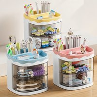 1PC Practical Pen Holder Office Desktop Student Desk Pen Holder Simple Cosmetics Brush Storage Rack,Desktop Storage Pen Holder
