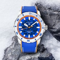 Shanghai Watch Luminous Men's Dive Watches 200M Water-resistant 316L Stainless Steel Automatic Watches Sports Rubber Strap SH023