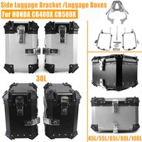 For HONDA CB500X CB400X 2018-2021 Motorcycle Side Case Top Luggage Box Bag Storage Moto Trunk Rear Helmet Topcase Accessories