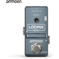 ammoon AP-09 Nano Loop Electric Guitar Effect Pedal Looper True Bypass Unlimited Overdubs 10 Minutes Recording with USB Cable