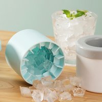 Silicone Ice Bucket Cup Mold Ice Cubes Tray Food Grade Quickly Freeze Ice Maker Box Summer Frozen Drink Maker for Whiskey Beer