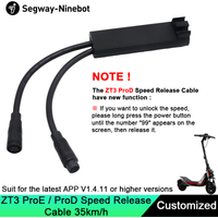 Unlock Speed limit Cables 6Pin for Ninebot by Segway ZT3 PRO E/PRO D Scooter Max Speed 35km/h Release speed limit Cable