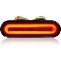AliExpress New Universal Motorcycle Brake Light With Turn Signals 12V-80V Compact Dual Color Dirt Bike Light Waterproof For ATV Tail Light