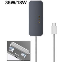 2M Nylon Braid PD 18W/35W Magnetic Wireless Charger for iPad Pro/iPad Air Fast Charging Smart Connector Charger USB TYPE-C Cable