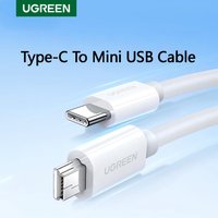 UGREEN USB2.0 Type C To Mini USB Cable 1.5m data transmission For APPLE iPad Macbook tablet camera hard drive keyboard MP3 MP4