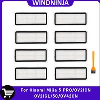 For Xiaomi Mijia 5 PRO 5C OV21CN OV21GL OV42CN Robot Vacuum Cleaner Accessories HEPA Filter Washable Filter Parts Replacement