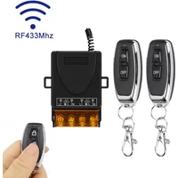 Smart Switch Wireless Remote Control RF 433Mhz AC 75-220V 30A High Current Relay For Water Pump Motor LED Light Door Access