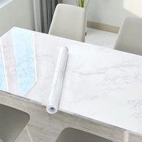 Self adhesive European Style Marble Pattern Wall Sticker Heat resistant Moisture proof Wallpaper for Bedroom Living Room Kitchen