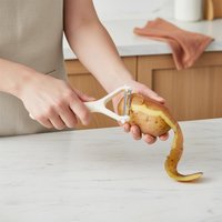 Sharp Long Handle Vegetable Peeler Multiple Functions Stainless Steel Blade For Potato Fruit Kitchen Utensil