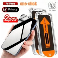2Pcs Anti Spy Screen Protector for iPhone 17 16 15 14 Pro Max 16 15 Plus Air 13 12 11 Pro Mini XR XS Max Easy Installation Glass