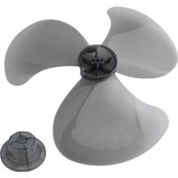 3 Leaves Plastic Fan Blade Household Plastic Fan 3 Leaves With Nut Cover For Pedestal Home Standing Fan Blade Electric Fan Parts