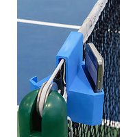 Padel Tennis Hanging Camera Mount,Dual Perspective Phone Stand for Tennis Net, Recording Mount for Phone Action Camera Holder