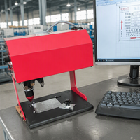 Metallschilder-Namensschild-Markiermaschine, elektrisches Gravurgerät für Metallteile, EU-Lager, auf Lager