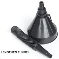 Motorcycle Oil Funnel Tool Set Wide Mouth Oil Funnel Flexible Long Neck Detachable Filter Automotive Tools