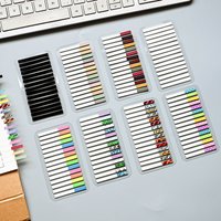 300-2400Pcs Sticky Tabs for Annotating Books, Page Markers Clear Writable and Repositionable Book Flags Strip Index Tabs