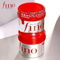 Hair Mask FINO Japan Adult Hair Mask, Squalane Of Plant Origin, Glutamic Acid, 8.11oz For Normal Hair 230g White skin