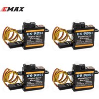 1/2/4Pcs EMAX ES9051 4.3g Digital Servo Plastic Gear 0.8kg Torque for RC Model Airplanes Car and boat Robot