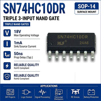 (10 pcs) SN74HC10N DIP-14/SN74HC10DR SOP-14 74HC10 Triple 3-Input NAND Gate 2V-6V