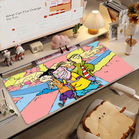 Cartoon E-Ed Edd n E-Eddy-S Mouse Pad Non-slip Rubber Gamer Balance Computer Mat Decoracion Deskmat Laptop Office Large
