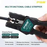 D7026/7416Cable Stripping Tool Electrician Professional Automatic Wire Stripping Pliers with Line Cutting Middle Stripping Magic