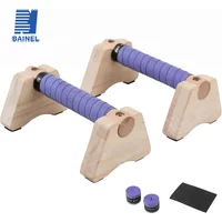 Wooden Push-up Stand Non-SlipPush Up Bar Handles Fitness Pushup Board Calisthenics Parallettes Bar Exercise Equipment for Home
