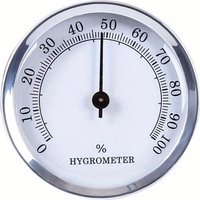 1/2Pcs Hygrometer Round Analog Hygrometer for Cigar Humidor, Accurate Reliable Cigar for CASE Small Round Accurate Cigar Hygrom