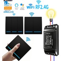 eWeLink WiFi smart switch wireless switch remote control switch works with Alexa google home vioce control