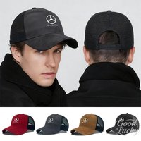 Fashionable Logo High-quality Suede Baseball Hat For Mercedes Benz AMG W203 W213 W223 W206 W220 W205 W211 W212 GLE GLC GLK GLS