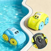 Amphibious Clockwork Car Baby Bath Toy Floating Cartoon Vehicle Water Play Toy for Toddlers Kids Bathroom Swimming Shower Gifts