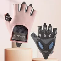 1Pair Gym Body Building Training Fitness Gloves Sports Weight Lifting Exercise Slip-Resistant Gloves for Women Men Yoga Gloves