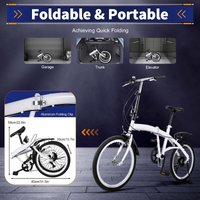AliExpress NONE Folding Folding Bike Commuter Bicycle 20 Wheel 6 Speed for men women Bicycle