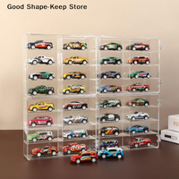 daily1Pcs Transparent Toy Car Model Dust-Proof Display Stand Car Placement Box Compact Car Model Storage Display Box