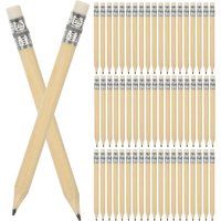 150Pcs Golf Pencils Hb Pre-Sharpened Mini Wood Cased Portable Lightweight Bulk Scorecard Office Classroom Eraser Pencils