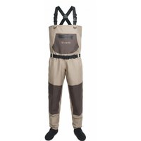 Breathable Waders for Men Women, Stocking Foot Waterproof Chest Waders, Lightweight Waders for Fly Fishing