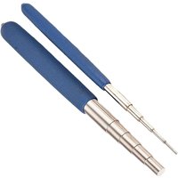 2Pcs Wire Wrapping Mandrels Set Bead Working Jump Rings Making 10 Sizes
