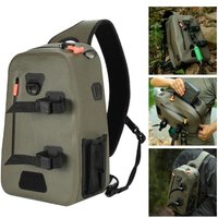 31BE Waterproofed Hiking Thigh Bag with Reflective Strips Outdoor Sport Storage Bag