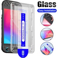 1/2/3Pcs Screen Protector with Auto Alignment Frame for Nintendo Switch 2 Console Accessories Tempered Glass Protective Film